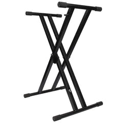 Keyboardstativ, selvjusterende med sikkerhetslås