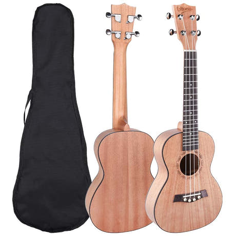 V-Tone UK23 Wood Ukulele 23 med veske og tilbehør