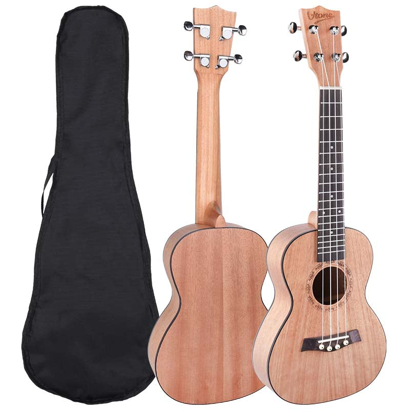 V-Tone UK23 Wood Ukulele 23 med veske og tilbehør