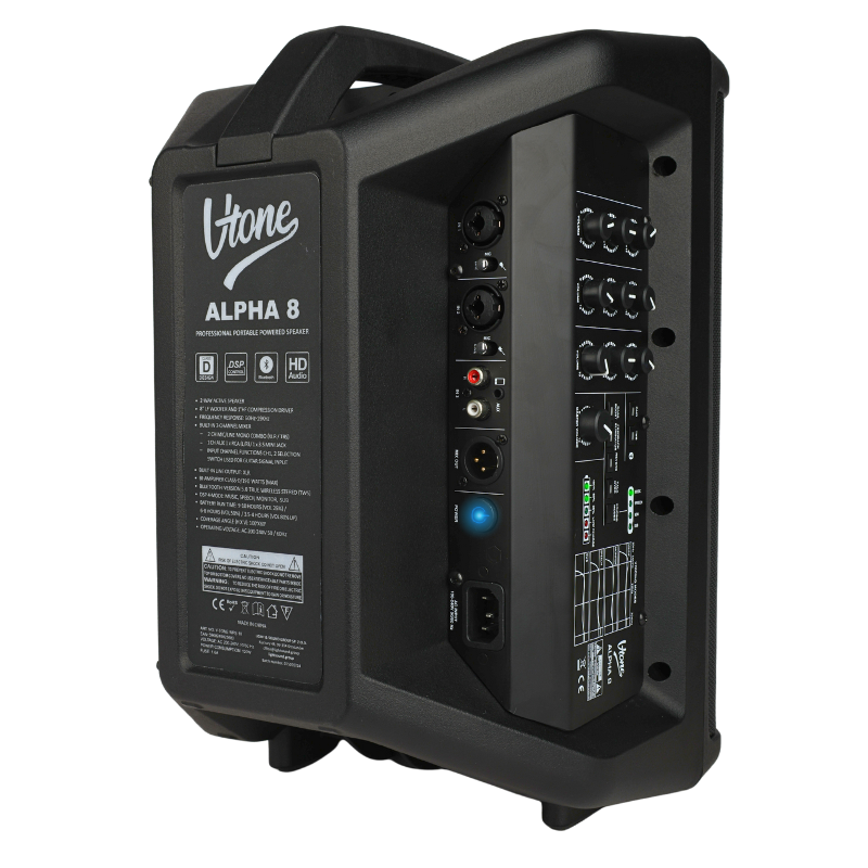 V-TONE ALPHA 8 aktiv høyttaler med batteri