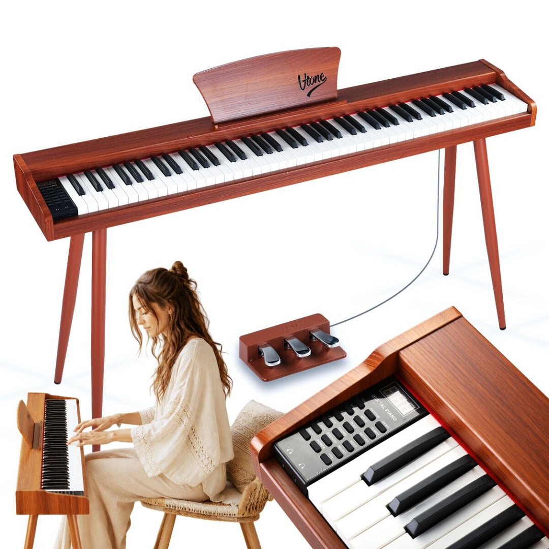 V-TONE BL-130 El-piano (mørkt tre)