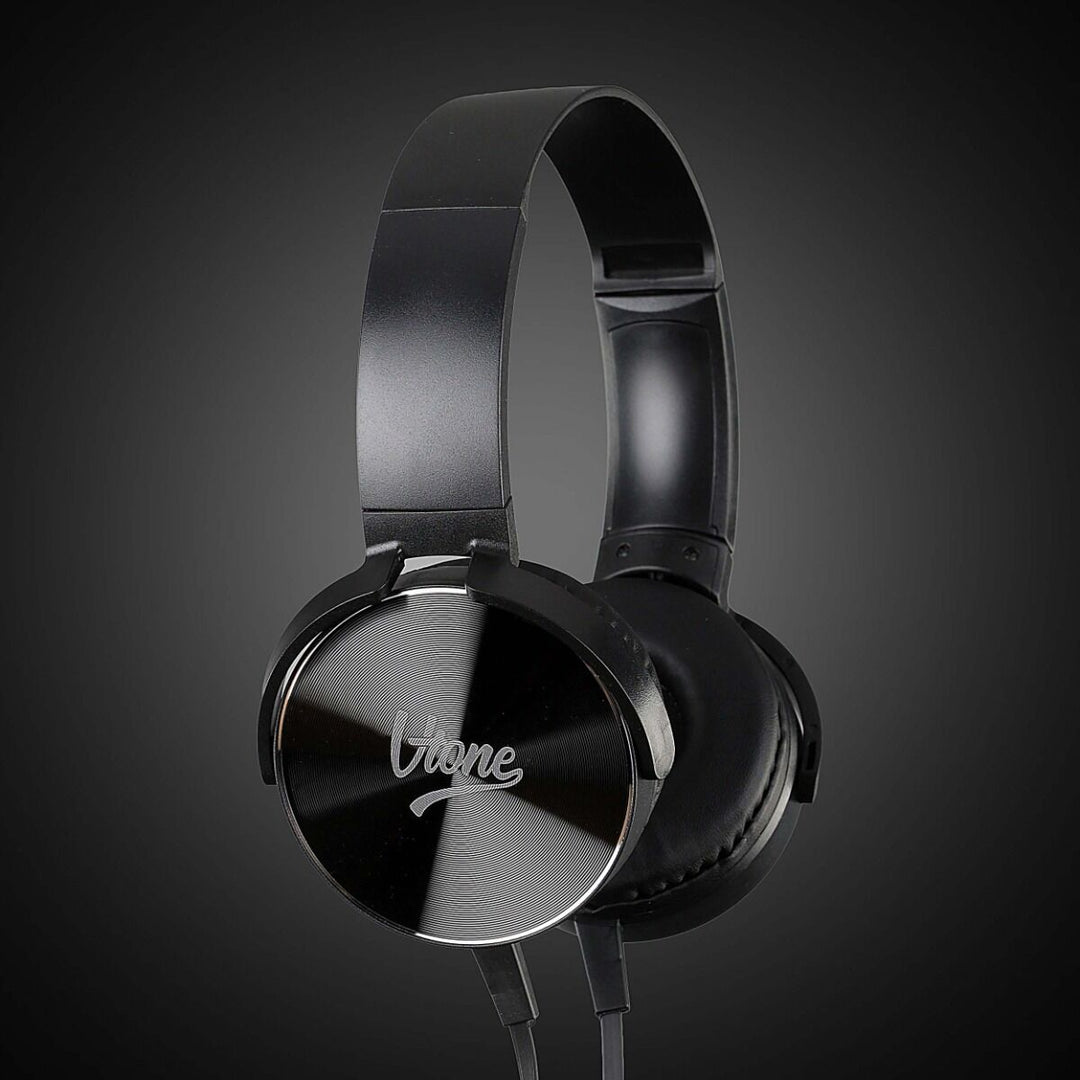 V-TONE ED PRO-1 HP Lukkede over-ear-hodetelefoner, svarte