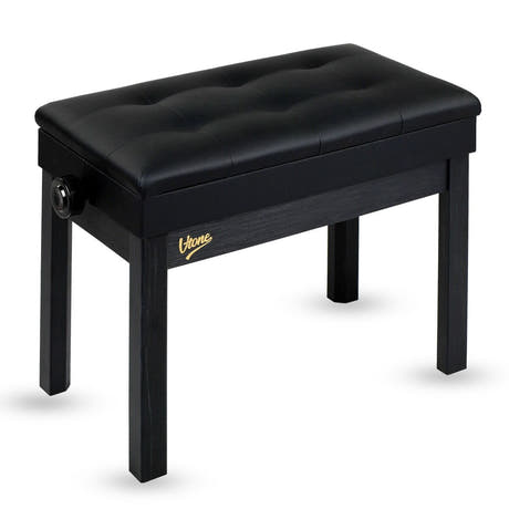 V-TONE PB2 BK Pianokrakk – Justerbar 49–57 cm