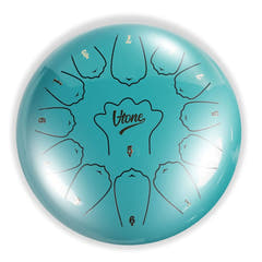Tongue Drum 12" Cyan inkl. veske (13 toner C-skala)