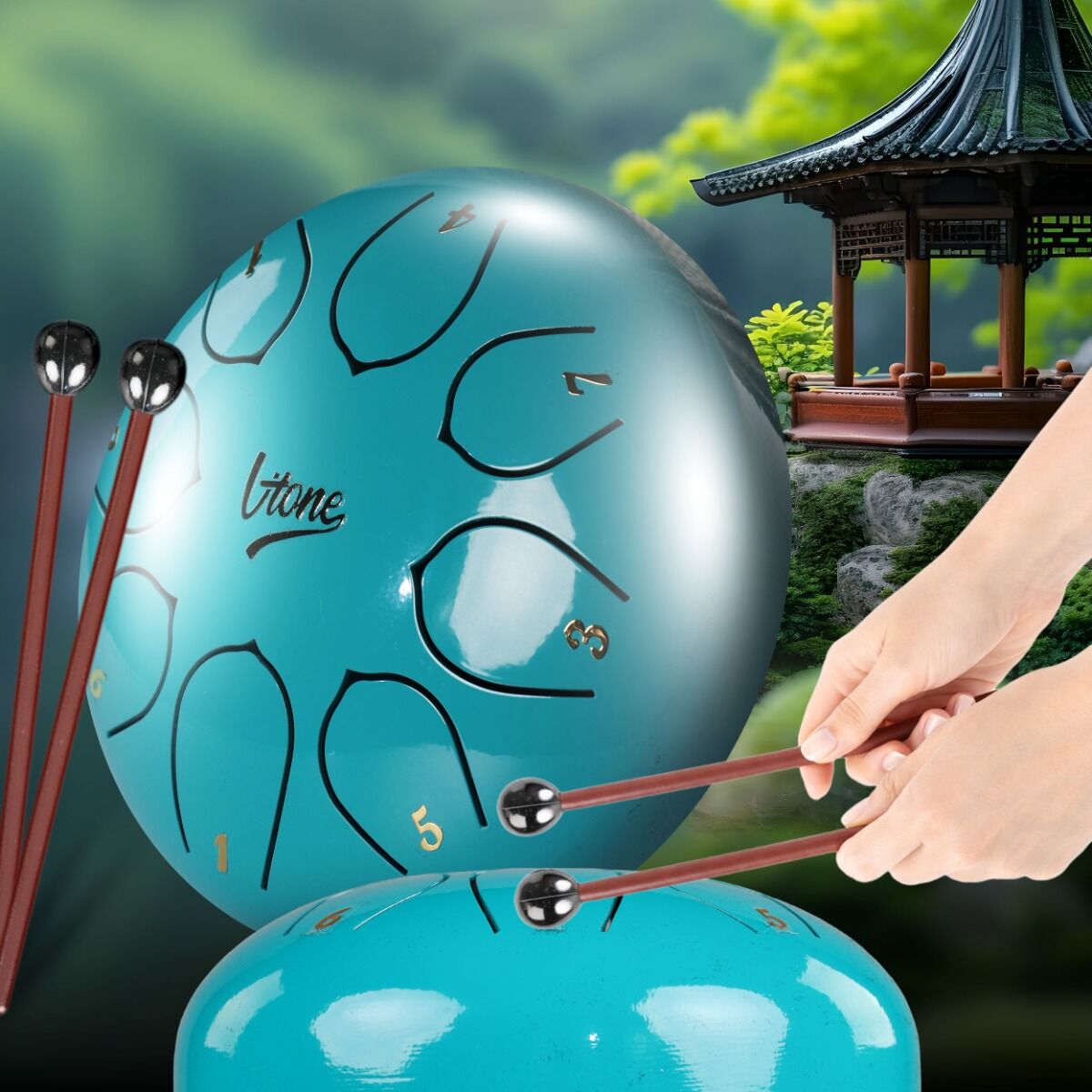 Tongue Drum 6" (8 Toner C Skala)