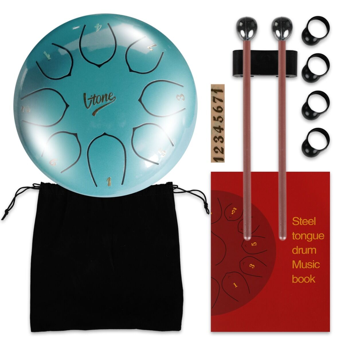 Tongue Drum 6" (8 Toner C Skala)