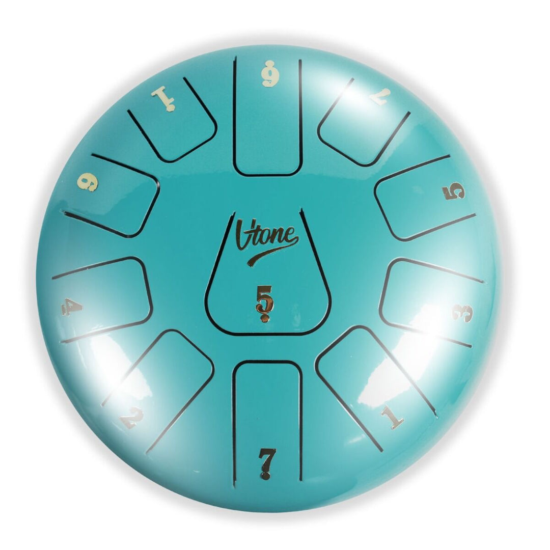 Tongue Drum 8" Cyan inkl. veske (11 toner C-skala)