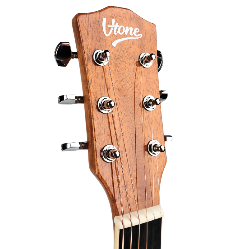 V-TONE VEAG1 CE NT Elektroakustisk Gitar 4/4 Dreadnought Cutaway – Natur