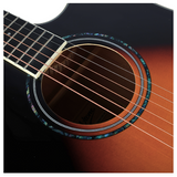 V-TONE VEAG1 CE VS elektro-akustisk gitar 4/4 dreadnought cutaway sunburst