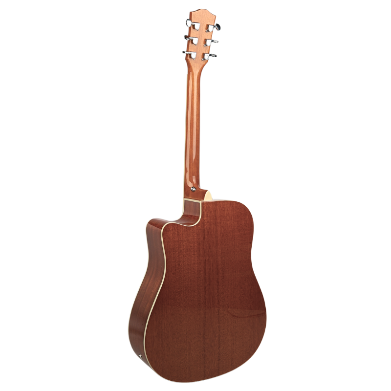 V-TONE VEAG1 CE VS elektro-akustisk gitar 4/4 dreadnought cutaway sunburst