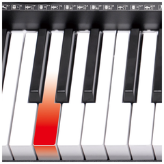 V-TONE VK-500 61L Keyboard – 61 Tangenter med LED læringsfunksjon for Barn og Nybegynnere