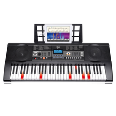 V-TONE VK-500 61L Keyboard – 61 Tangenter med LED læringsfunksjon for Barn og Nybegynnere