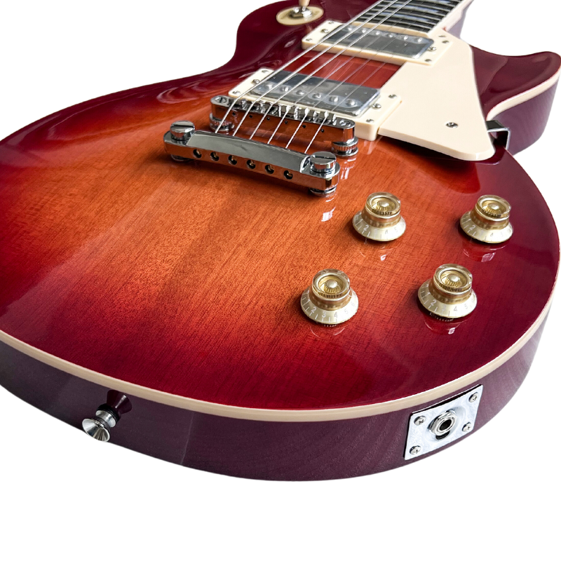 V-TONE VLP1 BS Elektrisk gitar 4/4 Les Paul Honey-Wine