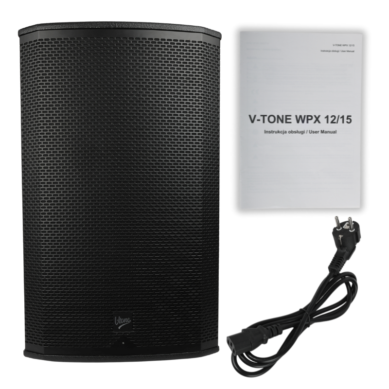 V-TONE WPX 12 aktiv Høyttaler (600W) DSP