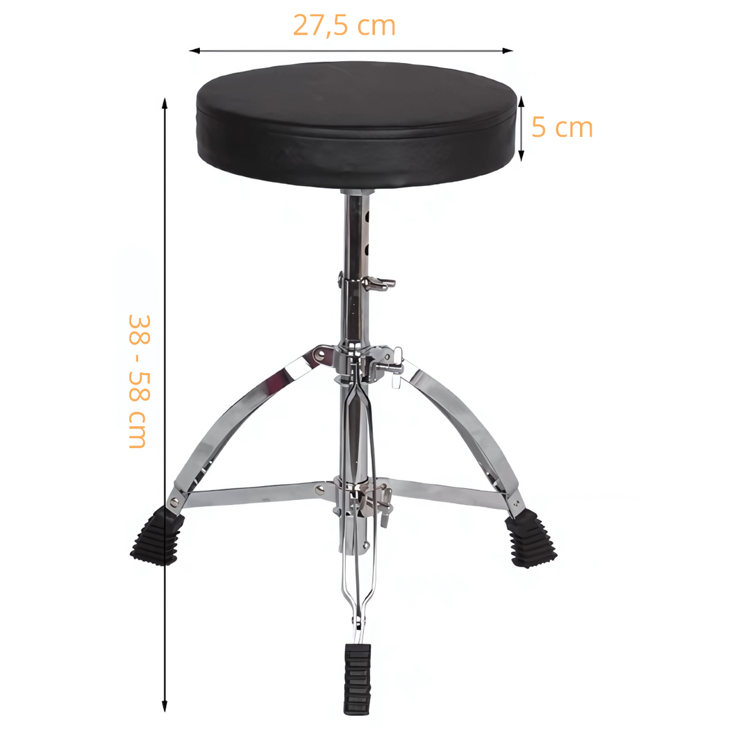 Barn trommestol 38-58 cm. 50 kg.