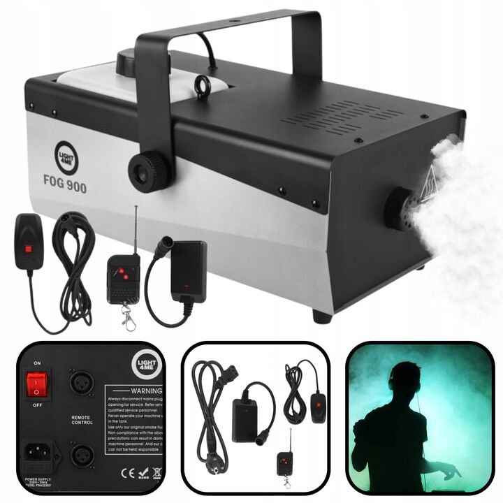 Light4Me Fog 900 V2 Røykmaskin 900W