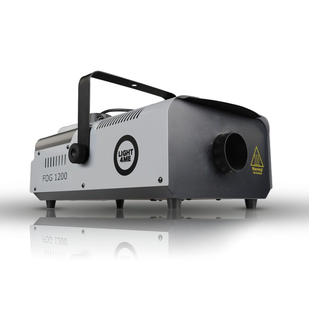 Light4Me Fog 1200 Røykmaskin 1200W med trådløs og kablet fjernkontroll