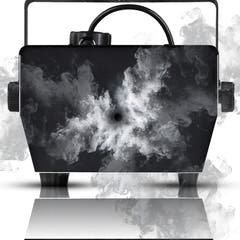 Light4Me Fog 1200 V2 Røykmaskin 1200W med Trådløs Fjernbetjening & DMX