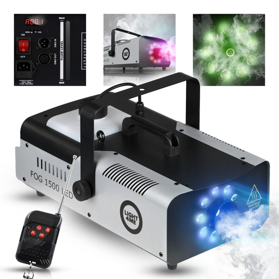 Light4Me LED Røykmaskin + DMX (1500W)