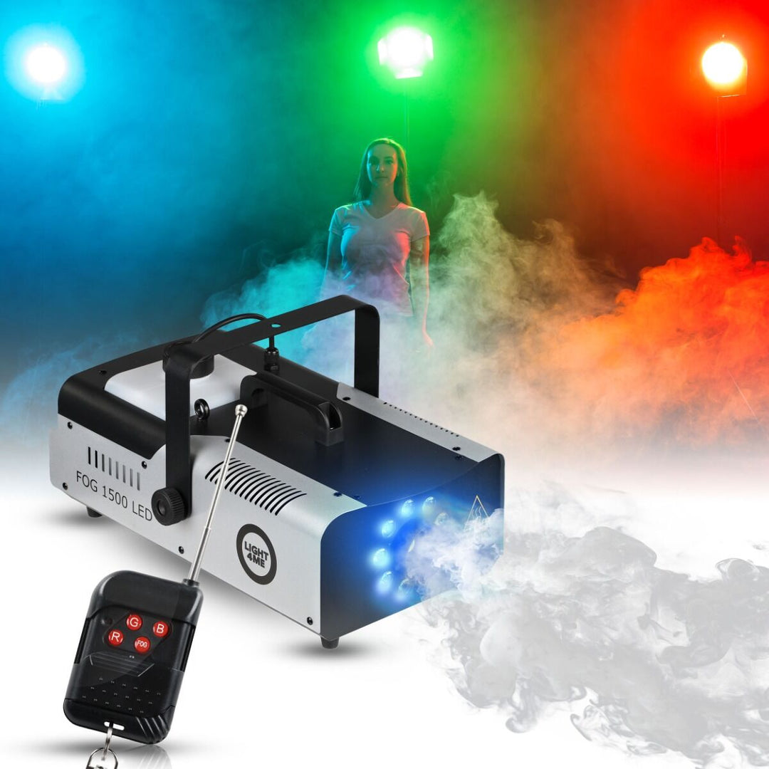 Light4Me LED Røykmaskin + DMX (1500W)