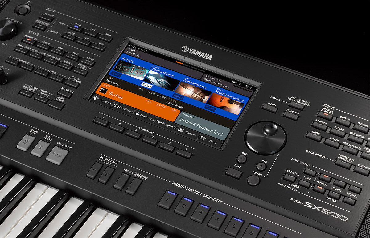 Yamaha PSR-SX900 Keyboard (svart)