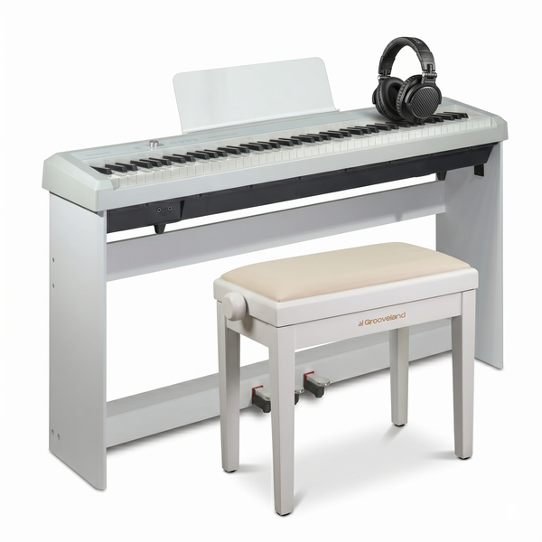 Grooveland P450 komplett Piano Pack (Hvit)