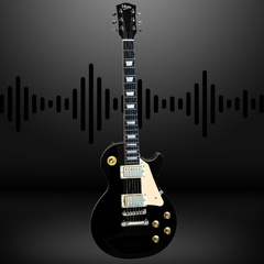 V-TONE VLP1 BK Elektrisk Gitar 4/4 Les Paul HH – Black Gloss